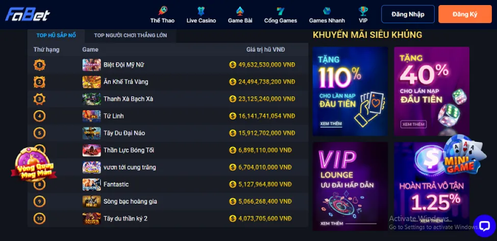 Bắn cá online nohu888